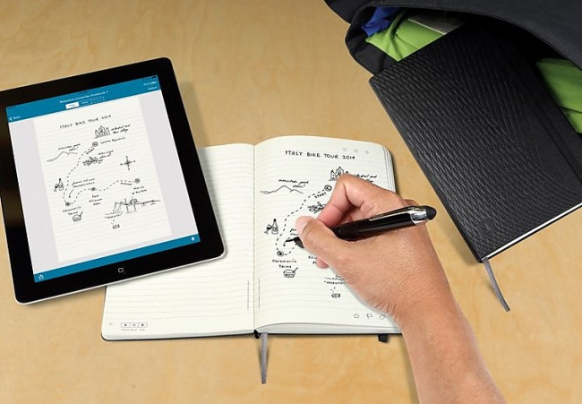 Блокнот Moleskine Livescribe оцифрует записки и рисунки в реальном времени - «Гаджеты»