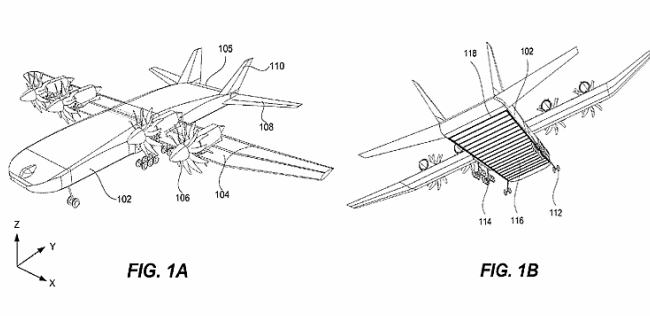 Боинг запатентовал концепт необычного самолёта для перевозки контейнеров - «Техника»