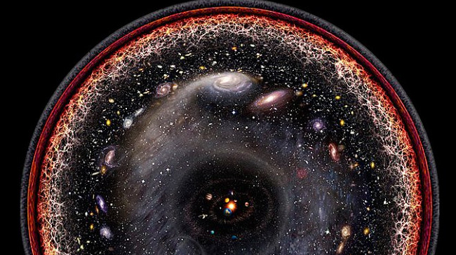 Художник изобразил на одной картине всю Вселенную - «Космос»