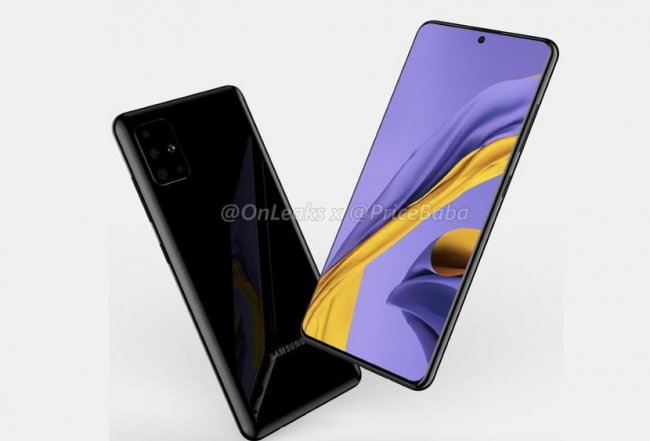 Samsung Galaxy A51 появился на качественных рендерах: «дырявый» экран, как у Galaxy Note 10 и камера на четыре модуля - «Смартфоны»