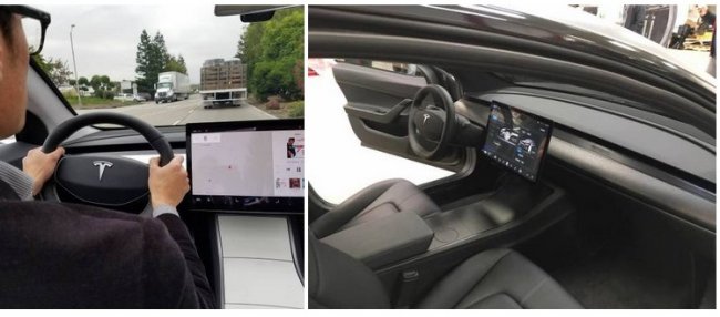 Tesla Model 3: первые фото салона серийной модели появились в сети - «Транспорт»