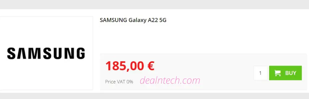 Сколько будет стоить Samsung Galaxy A22 5G с чипом MediaTek Dimensity 700 на борту в Европе - «Смартфоны»