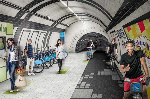 Велосипедные дорожки в лондонском метро будут генерировать энергию - «Архитектура»