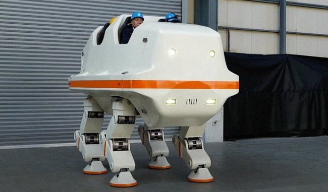 Sansei Technologies разработала забавного шагающего робота-носорога - «Роботы»