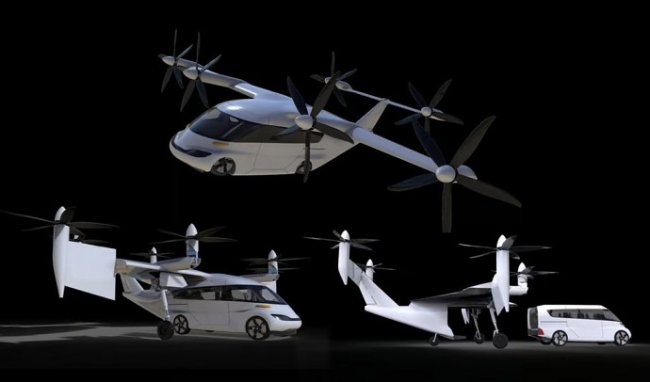Американская LuftCar намерена создать необычный летающий минивэн - «Техника»