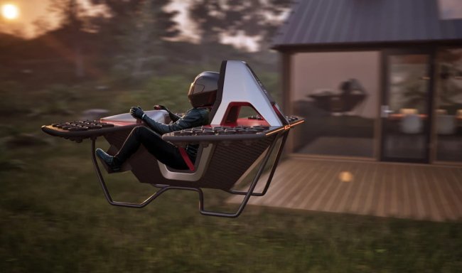 Летающий мотоцикл LEO Solo выйдет до конца 2025 года - «Техника»