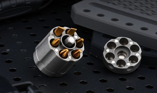 IdealSpark представила титановую отвертку в виде револьверного барабана - «Техника»