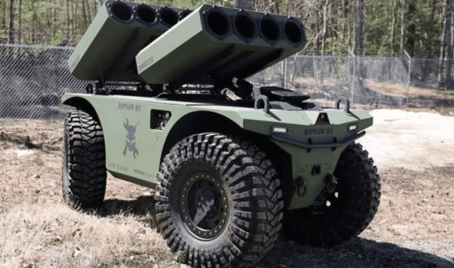 Боевой робот RIPSAW M1 будет вести разведку и поддерживать огнем американских морских пехотинцев - «Роботы»