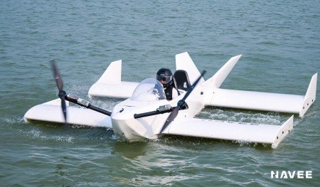 Navee показала первый потребительский экраноплан WaveFly 5X - «Техника»